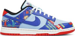 Nike: Синие кроссовки  Dunk Low