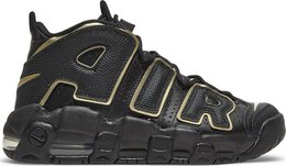 Nike: Чёрные кроссовки  Air More Uptempo