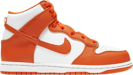 Nike: Оранжевые кроссовки  Dunk High SP