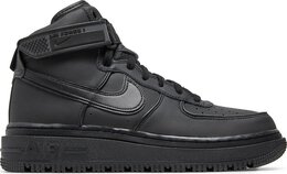 Nike: Чёрные ботинки  Air Force 1