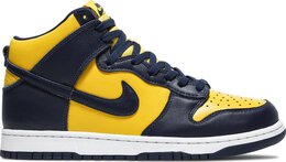 Nike: Синие кроссовки  Dunk High SP