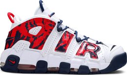 Nike: Красные кроссовки  Air More Uptempo