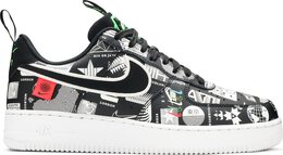 Nike: Чёрные кроссовки  Air Force 1