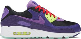 Nike: Фиолетовые кроссовки  Air Max 90