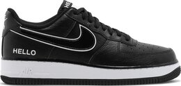 Nike: Чёрные кроссовки  Air Force 1