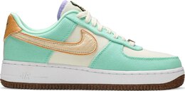 Nike: Зелёные кроссовки  Air Force 1