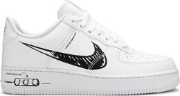 Nike: Чёрные кроссовки  Air Force 1 Low