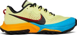 Nike: Голубые кроссовки  Air Zoom Terra Kiger 7