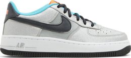 Nike: Серебристые кроссовки  Air Force 1