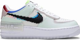 Nike: Зелёные кроссовки  Air Force 1 Shadow