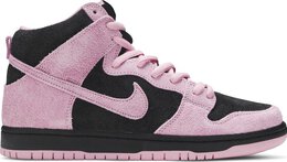 Nike: Розовые кроссовки  Dunk High