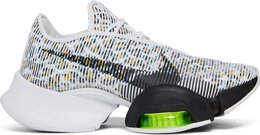 Nike: Белые кроссовки  Air Zoom
