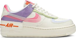 Nike: Бежевые кроссовки  Air Force 1 Shadow