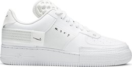 Nike: Белые кроссовки  Air Force 1 Type