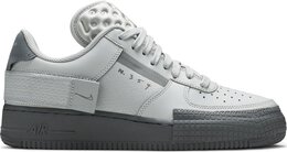 Nike: Серые кроссовки  Air Force 1 Type