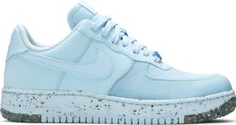 Nike: Голубые кроссовки  Air Force 1 Crater