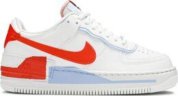 Nike: Оранжевые кроссовки  Air Force 1 Shadow