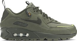 Nike: Кроссовки  Air Max 90 цвета хаки