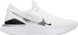 Nike: Белые кроссовки Epic React Flyknit 2