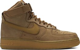 Nike: Коричневые кроссовки  Air Force 1 High