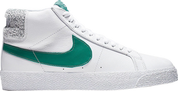 Nike: Зелёные кроссовки  Blazer Mid Premium