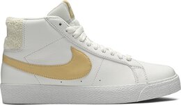 Nike: Золотые кроссовки  Blazer Mid