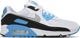 Nike: Голубые кроссовки  Air Max 90