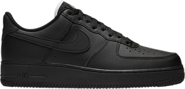 Nike: Чёрные кроссовки  Air Force 1