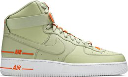 Nike: Зелёные кроссовки  Air Force 1 High