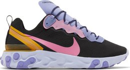 Nike: Чёрные кроссовки  React Element 55