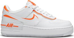 Nike: Оранжевые кроссовки  Air Force 1 Shadow