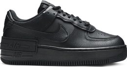 Nike: Чёрные кроссовки  Air Force 1 Shadow