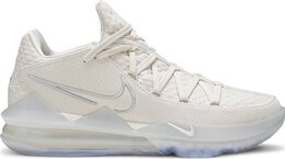 Nike: Серые кроссовки  Lebron 17 Low