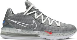 Nike: Серые кроссовки  Lebron 17 Low