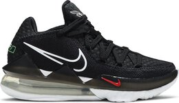 Nike: Чёрные кроссовки  Lebron 17 Low