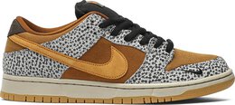 Nike: Серые кроссовки  Dunk Low Pro SB