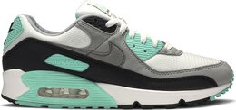 Nike: Зелёные кроссовки  Air Max 90