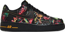 Nike: Чёрные кроссовки  Air Force 1