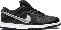 Nike: Чёрные кроссовки  Dunk Low Pro SB