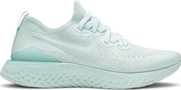 Nike: Голубые кроссовки  Epic React Flyknit 2