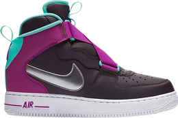 Nike: Фиолетовые кроссовки  Air Force 1