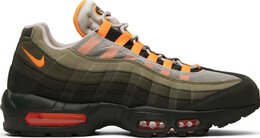 Nike: Зелёные кроссовки  Air Max 95