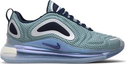 Nike: Зелёные кроссовки  Air Max 720