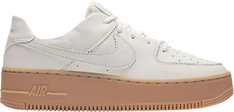 Nike: Бежевые кроссовки  Air Force 1 Sage