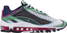 Nike: Зелёные кроссовки  Air Max Deluxe