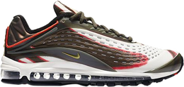 Nike: Зелёные кроссовки  Air Max Deluxe