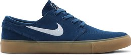 Nike: Голубые кроссовки  Zoom Stefan Janoski