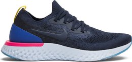 Nike: Синие кроссовки  Epic React Flyknit