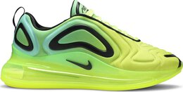 Nike: Зелёные кроссовки  Air Max 720