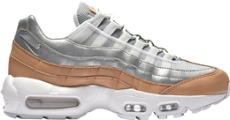 Nike: Серебристые кроссовки  WMNS Air Max 95